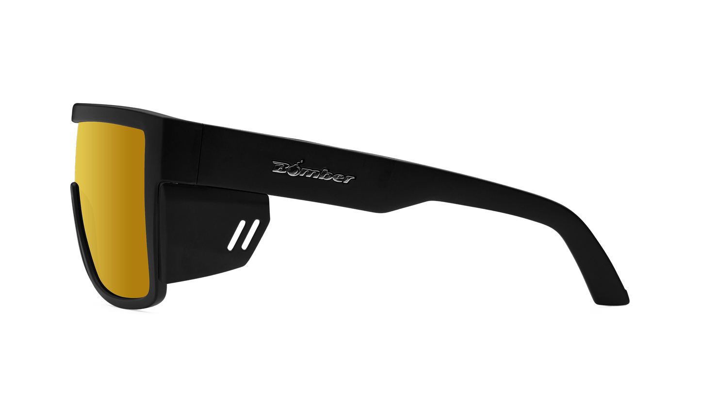 BUZZ Bomb Safety - Polarized Gold Mirror - Safety Glasses - Bomber Eyewear - BZ111GLD