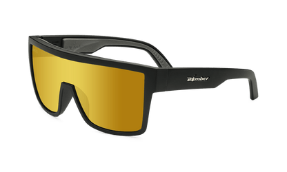 BUZZ Bomb Safety - Polarized Gold Mirror - Safety Glasses - Bomber Eyewear - BZ111GLD