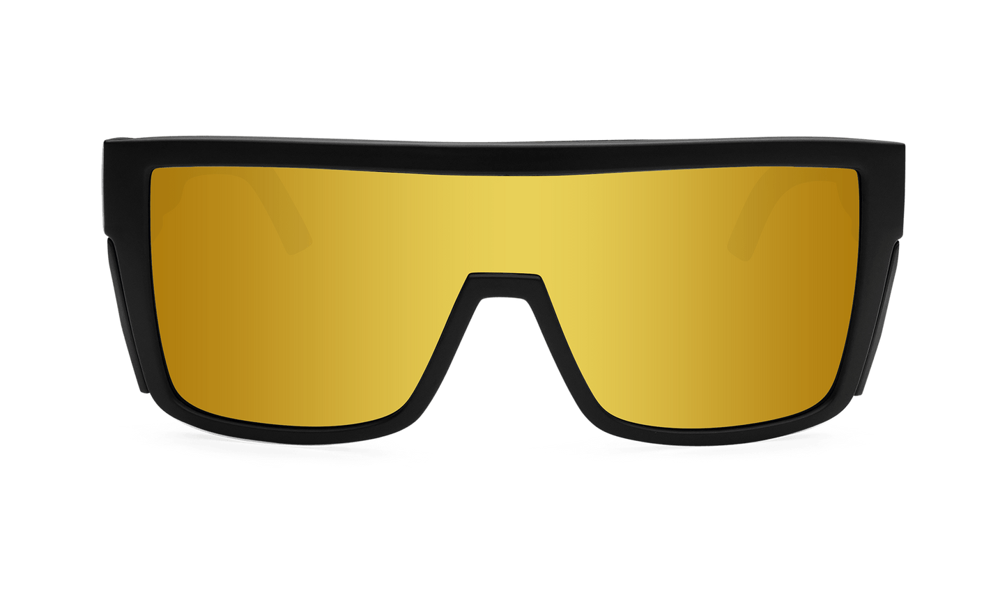 BUZZ Bomb Safety - Polarized Gold Mirror - Safety Glasses - Bomber Eyewear - BZ111GLD