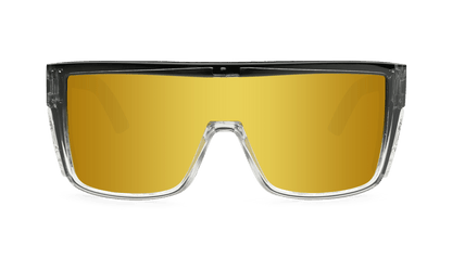 BUZZ Bomb Safety - Polarized Gold Mirror Crystal - Safety Glasses - Bomber Eyewear - BZ114GLD