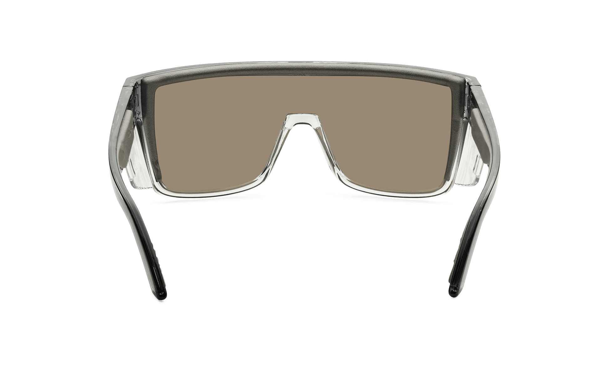 BUZZ Bomb Safety - Polarized Gold Mirror Crystal - Safety Glasses - Bomber Eyewear - BZ114GLD