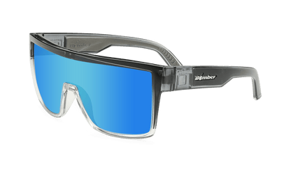 BUZZ Bomb Safety - Polarized Ice Mirror Crystal - Safety Glasses - Bomber Eyewear - BZ114ICE