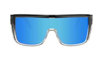 BUZZ Bomb Safety - Polarized Ice Mirror Crystal - Safety Glasses - Bomber Eyewear - BZ114ICE