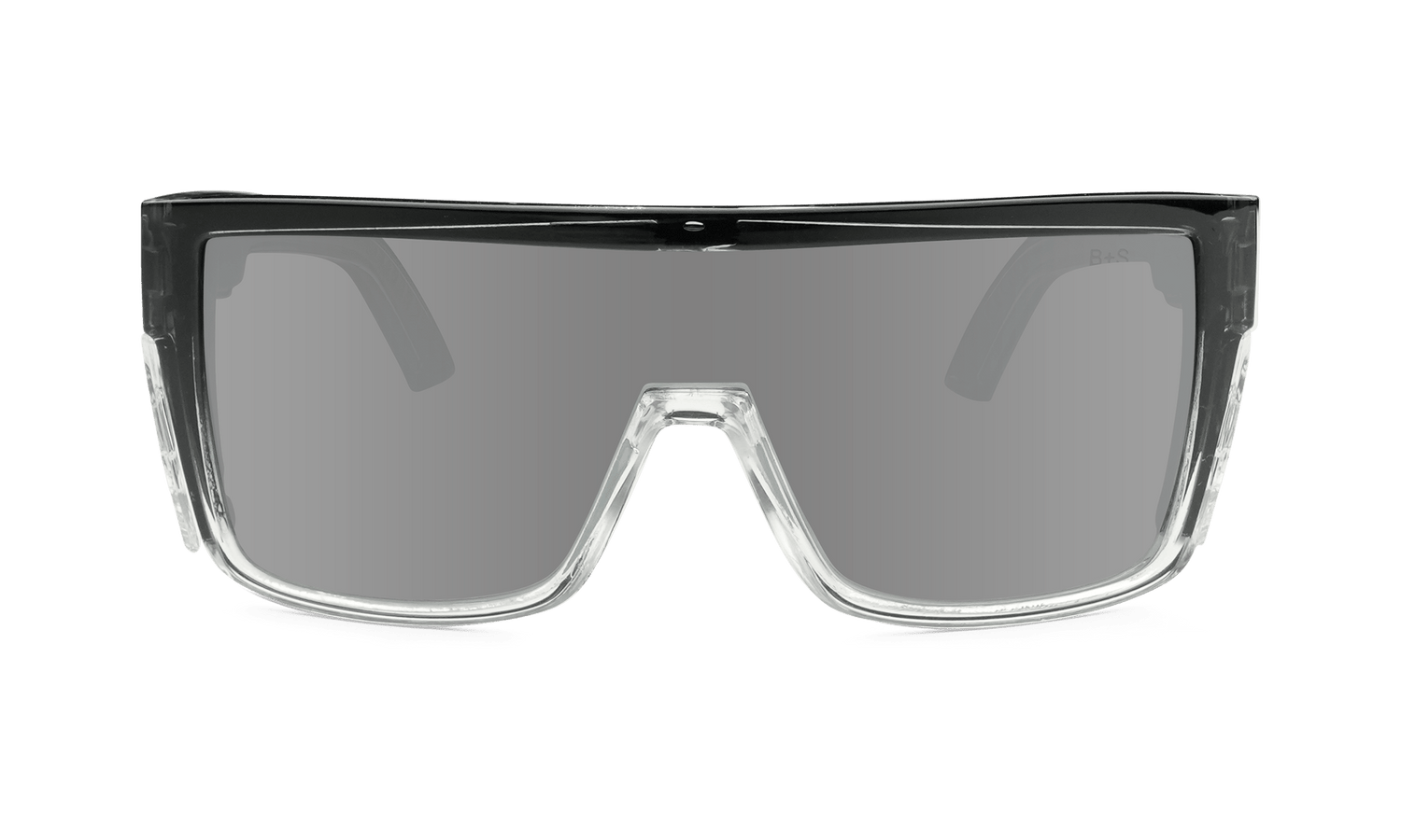 BUZZ Bomb Safety - Polarized Silver Mirror Crystal - Safety Glasses - Bomber Eyewear - BZ114