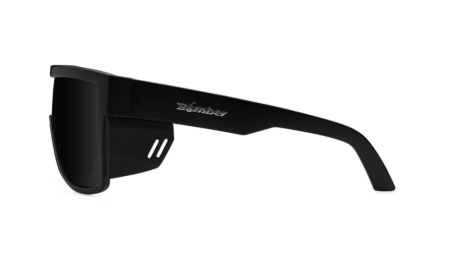 BUZZ Bomb Safety - Polarized Smoke - Safety Glasses - Bomber Eyewear - BZ111