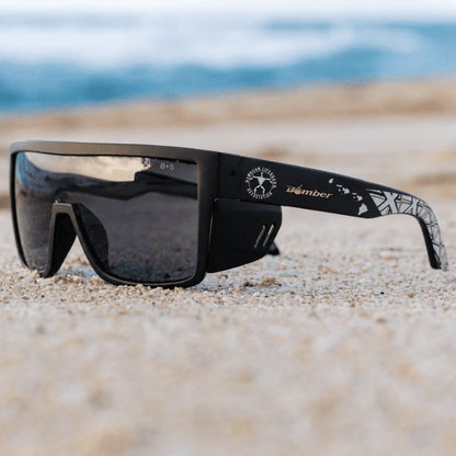 BUZZ Bomb Safety - Polarized Smoke / HLA - Bomber Eyewear - BZ111HLA