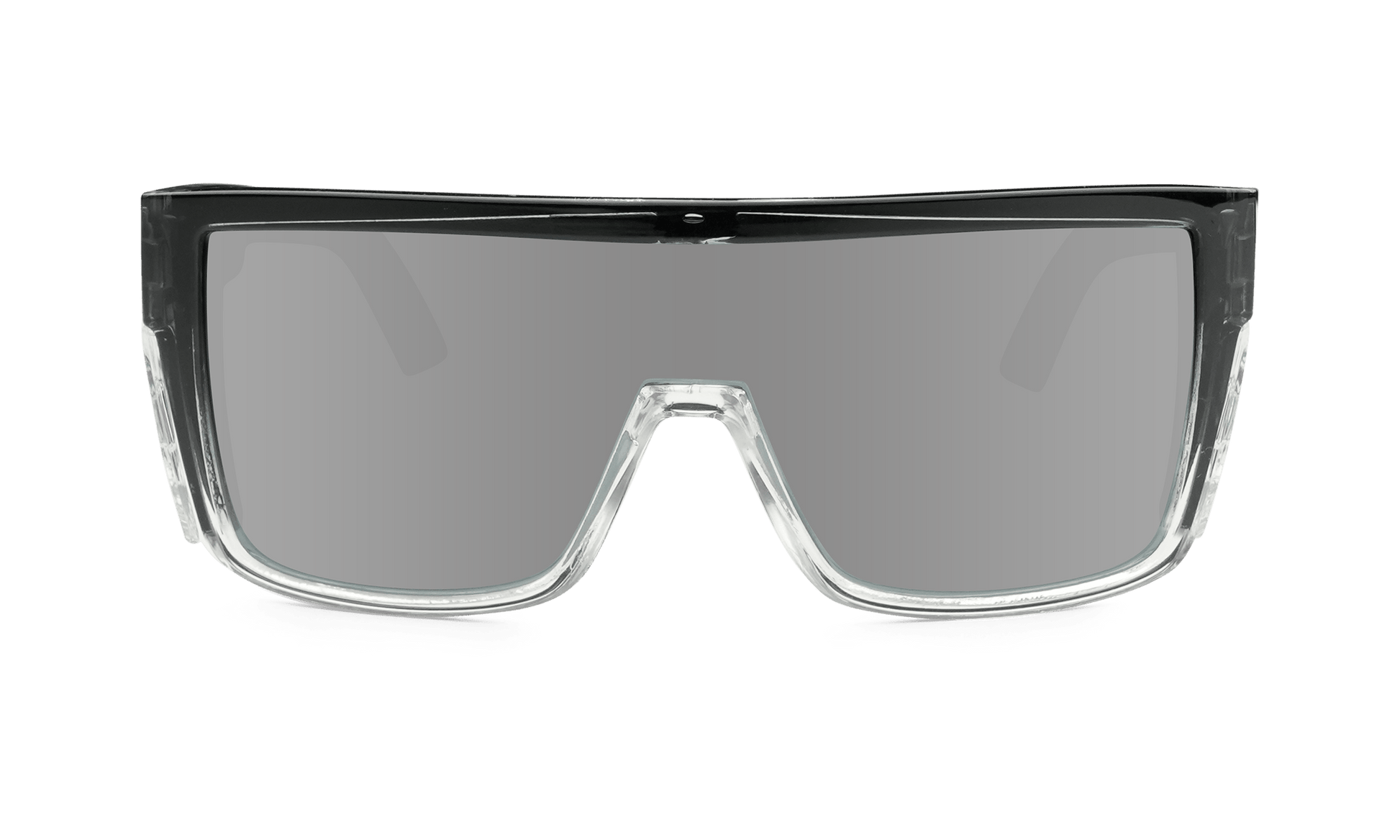 BUZZ Bomb Safety - Silver Mirror Crystal - Safety Glasses - Bomber Eyewear - BZ104