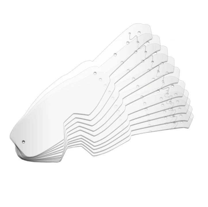 Clear Tear Offs 10 Pack - Bomber Eyewear - SP151TO