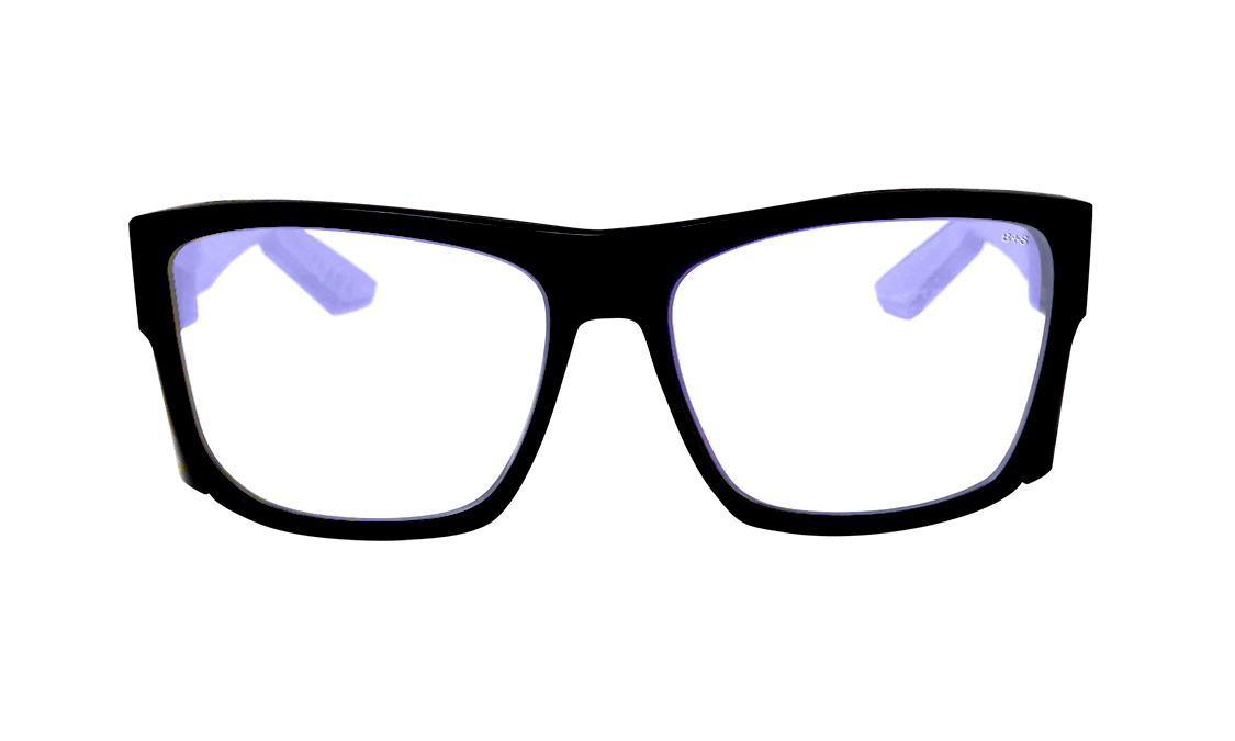 CLUTCH - Clear Anti - Blue Light - Safety Glasses - Bomber Eyewear - CL301