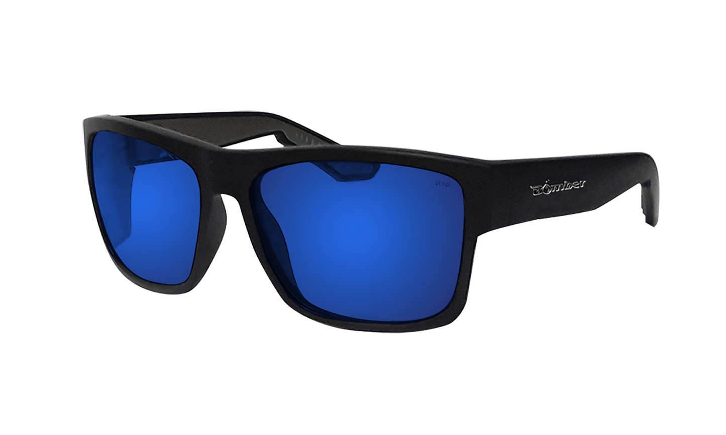 CLUTCH Safety - Blue Mirror - Safety Glasses - Bomber Eyewear - CL103BM