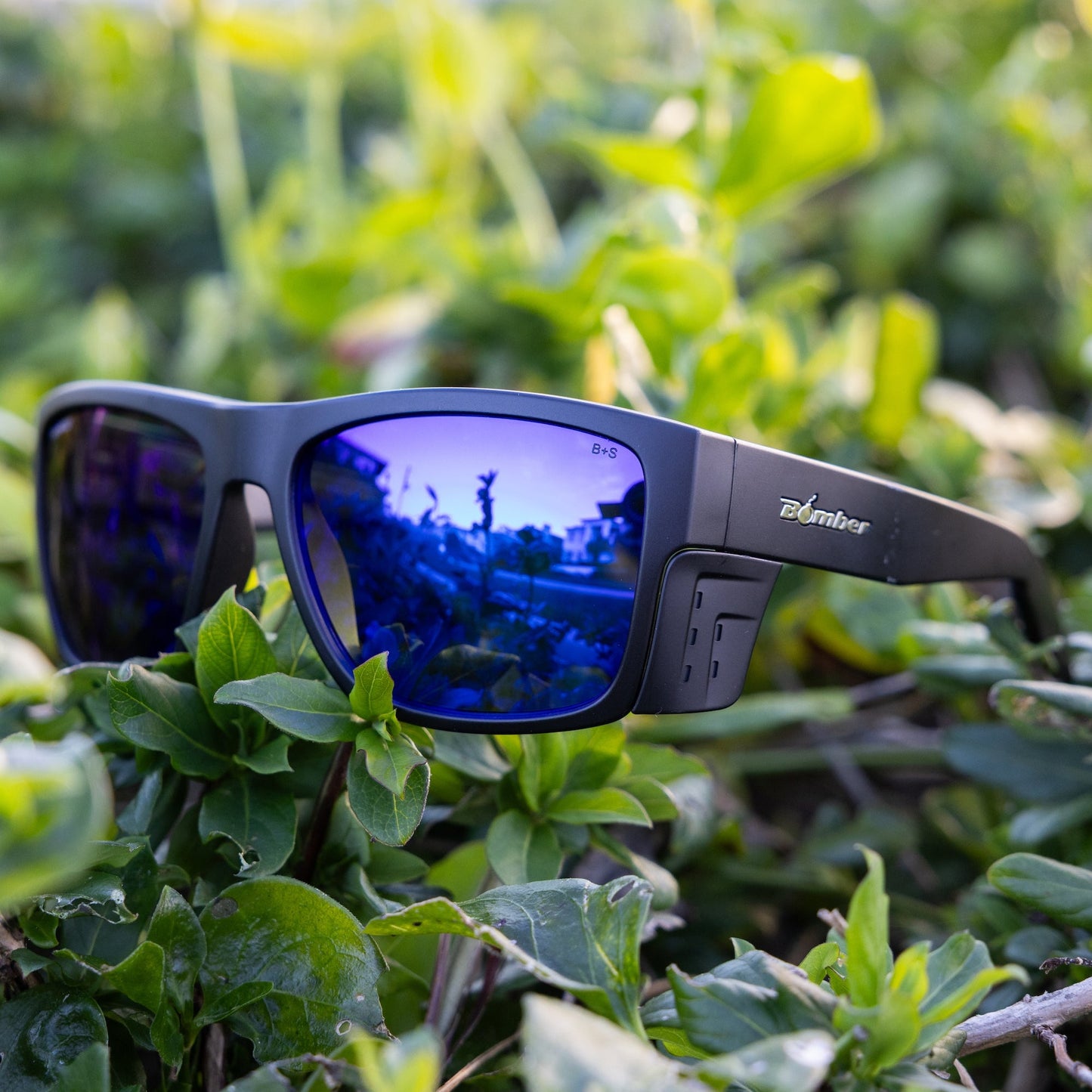 CLUTCH Safety - Blue Mirror - Safety Glasses - Bomber Eyewear - CL103BM