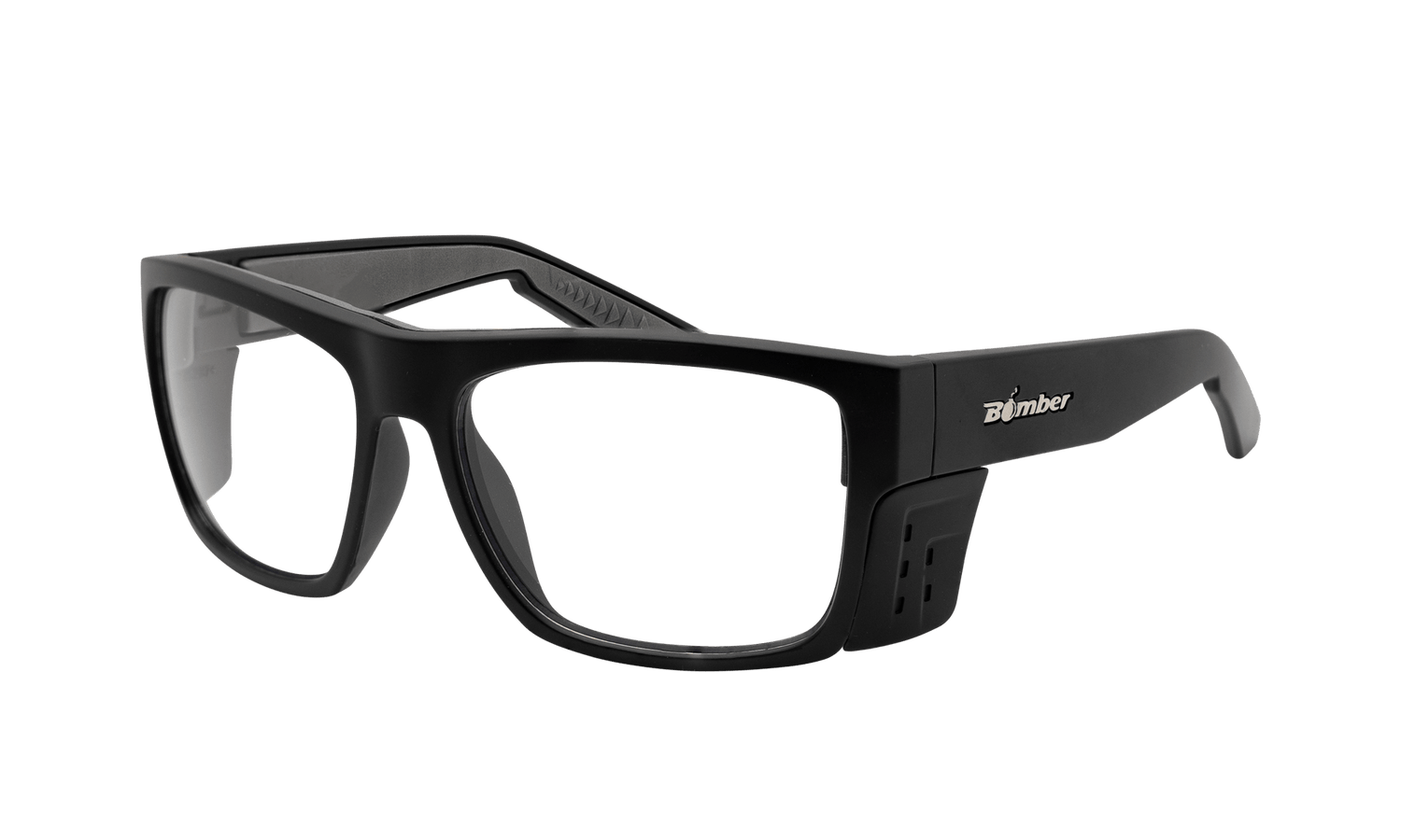 CLUTCH Safety - Clear (Grande Available) - Safety Glasses - Bomber Eyewear - CL101