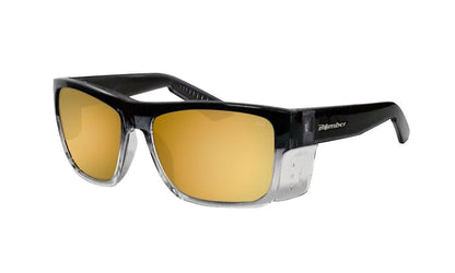 CLUTCH Safety - Gold Mirror Crystal - Safety Glasses - Bomber Eyewear - CL104GLD
