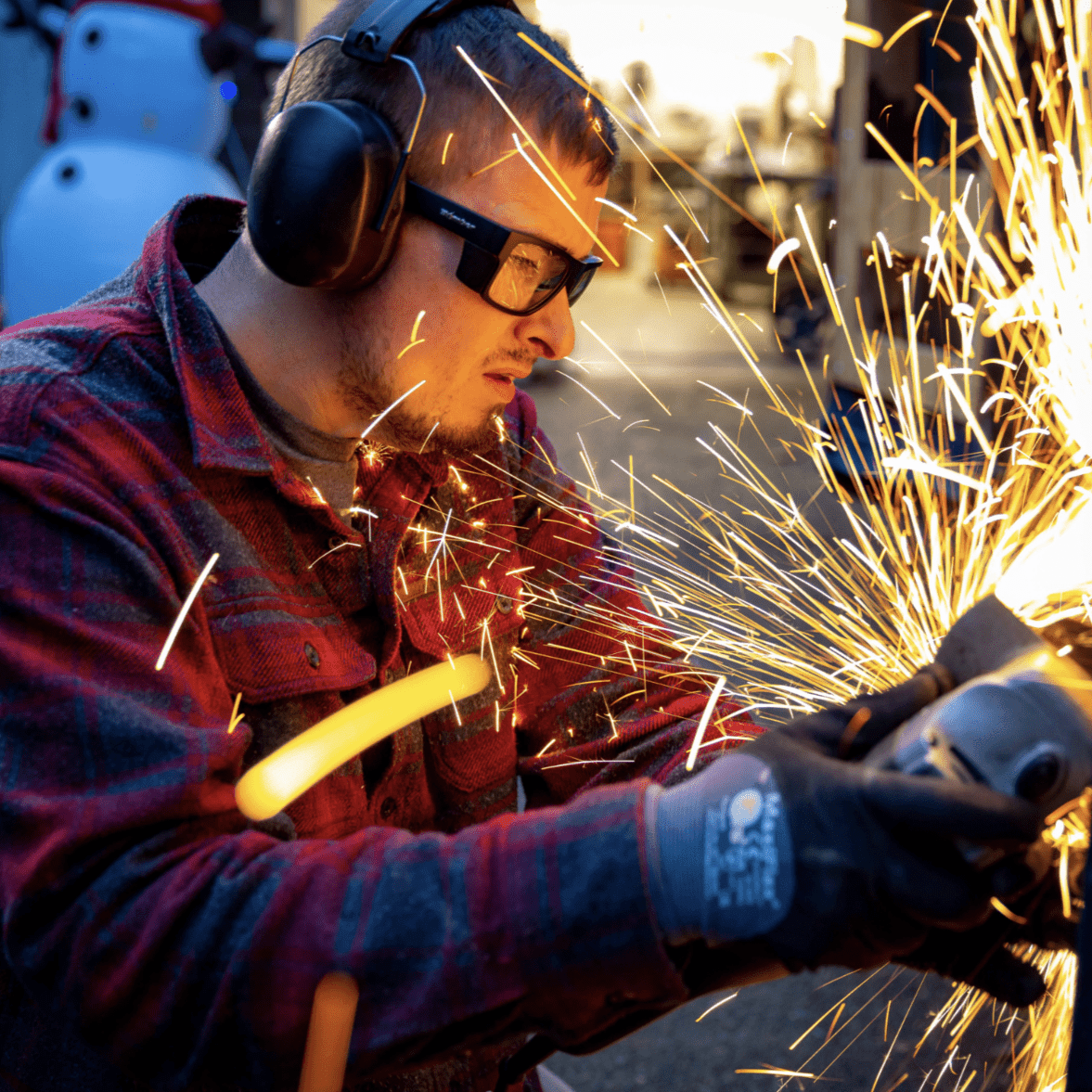 CLUTCH Safety - Photochromic (Grande Available) - Safety Glasses - Bomber Eyewear - CL201