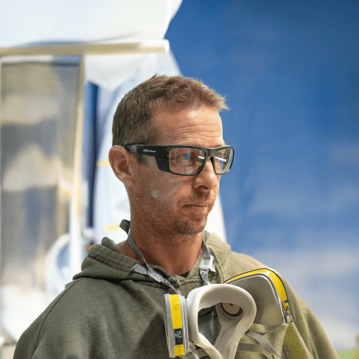 CLUTCH Safety - Photochromic (Grande Available) - Safety Glasses - Bomber Eyewear - CL201