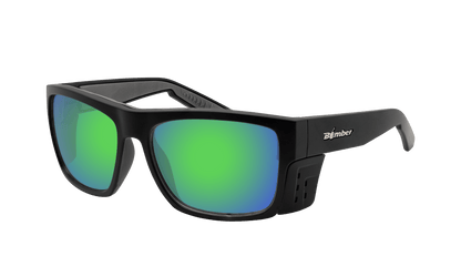 CLUTCH Safety - Polarized Green Mirror - Bomber Eyewear - CL111GM