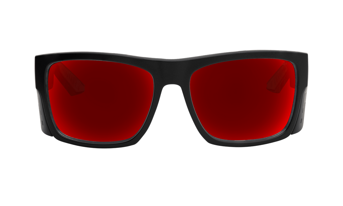 CLUTCH Safety - Polarized Red Mirror (Grande available) - Bomber Eyewear - CL111RM