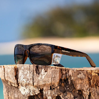 CLUTCH Safety - Polarized Tortoise (Grande Available) - Safety Glasses - Bomber Eyewear - CL112