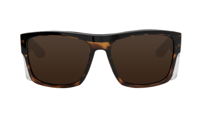 CLUTCH Safety - Polarized Tortoise (Grande Available) - Safety Glasses - Bomber Eyewear - CL112