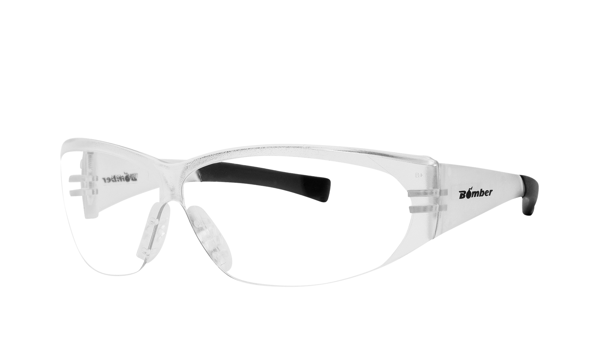 E - Bomb Safety - Clear - Safety Glasses - Bomber Eyewear - E101