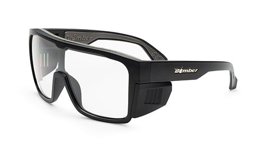 FUZZ Bomb Safety - Clear - Safety Glasses - Bomber Eyewear - FZ101