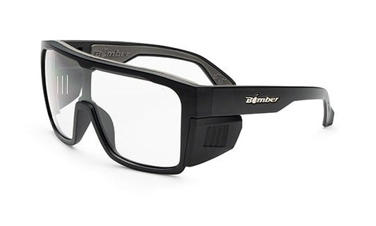 FUZZ Bomb Safety - Clear - Safety Glasses - Bomber Eyewear - FZ101