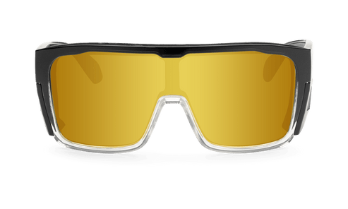 FUZZ Bomb Safety - Gold Mirror Crystal – Bomber Eyewear
