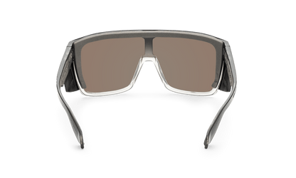 FUZZ Bomb Safety - Gold Mirror Crystal - Safety Glasses - Bomber Eyewear - FZ114GLD