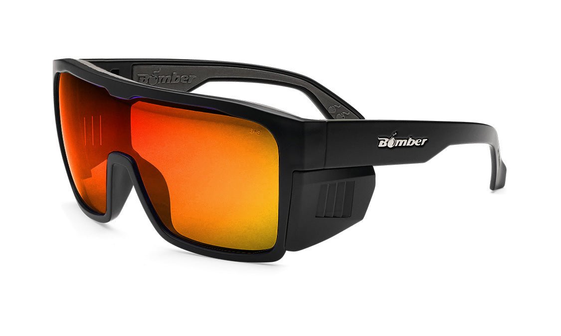 FUZZ Bomb Safety - Polarized Red Mirror - Bomber Eyewear - FZ111RM