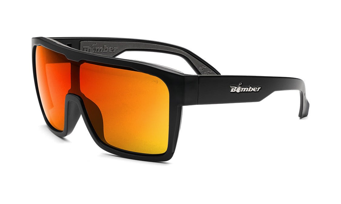 FUZZ Bomb Safety - Polarized Red Mirror - Bomber Eyewear - FZ111RM