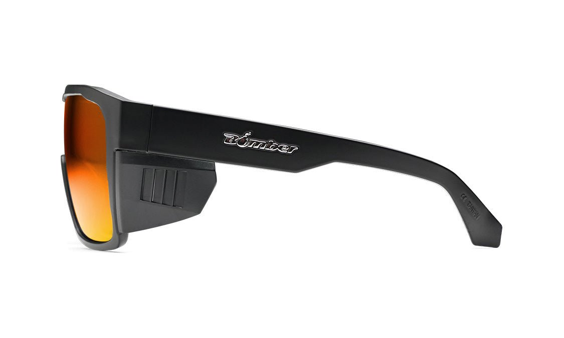 FUZZ Bomb Safety - Polarized Red Mirror - Bomber Eyewear - FZ111RM