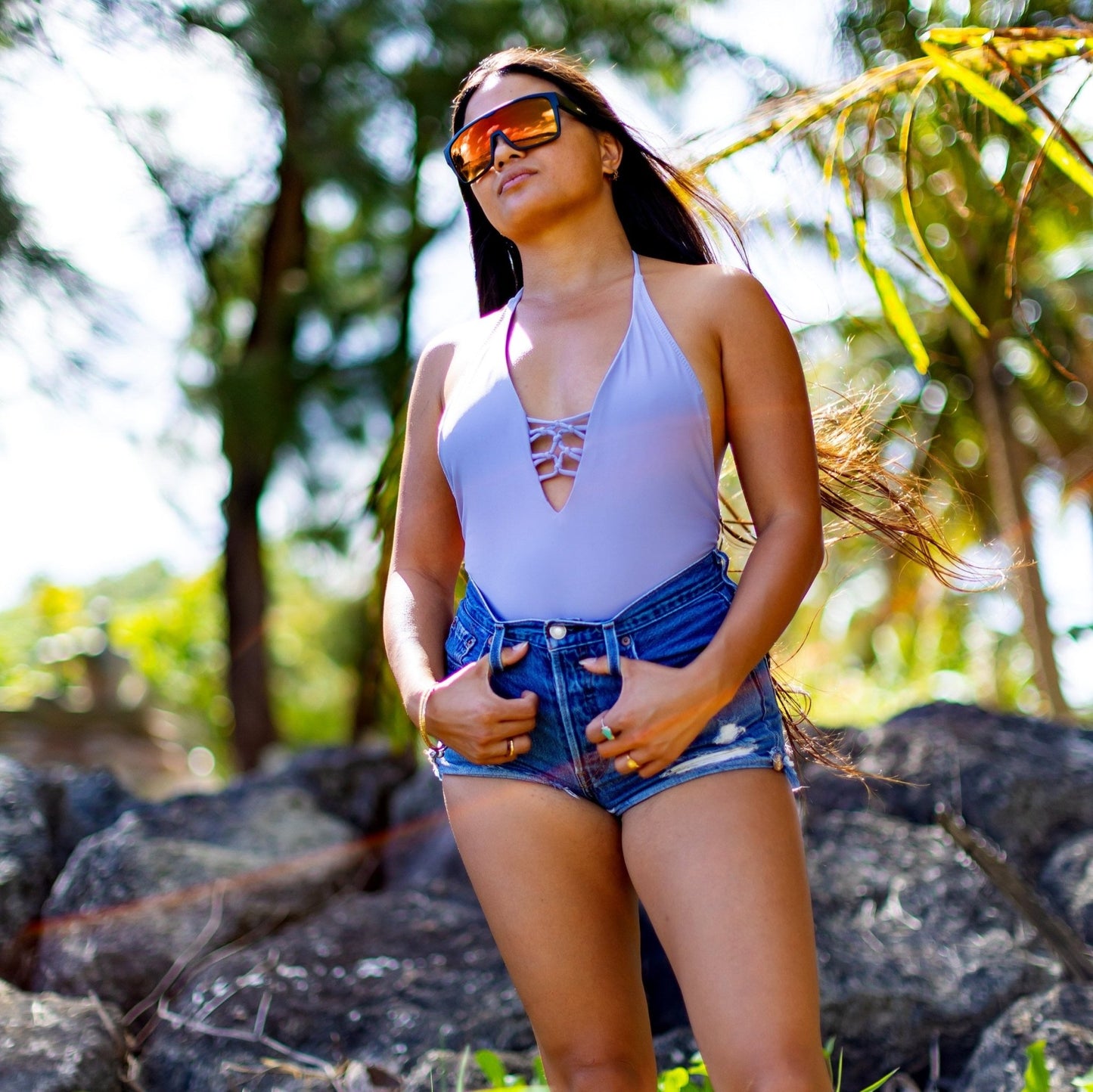 FUZZ Bomb Safety - Polarized Red Mirror - Bomber Eyewear - FZ111RM