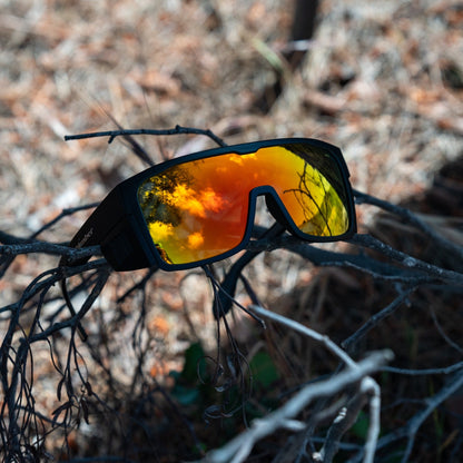 FUZZ Bomb Safety - Polarized Red Mirror - Bomber Eyewear - FZ111RM
