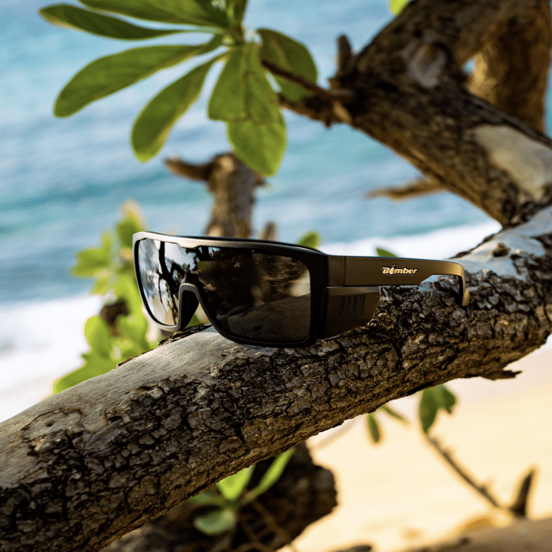 FUZZ Bomb Safety - Polarized Smoke - Safety Glasses - Bomber Eyewear - FZ111