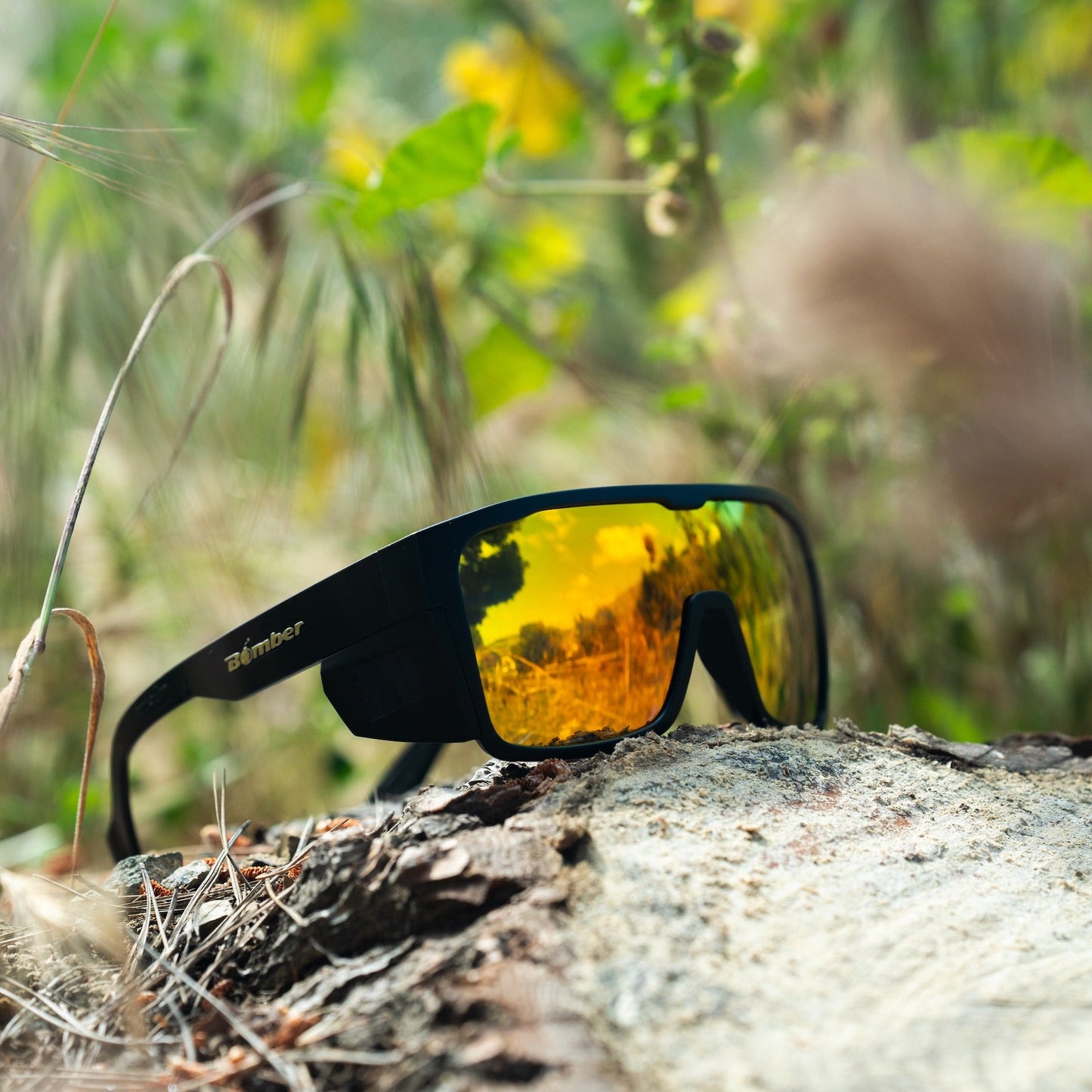 FUZZ Bomb Safety - Red Mirror - Safety Glasses - Bomber Eyewear - FZ103RM