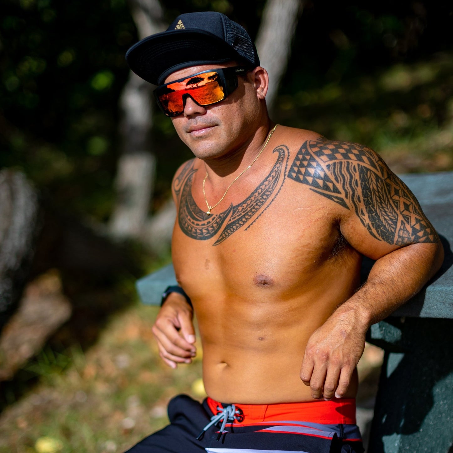 FUZZ Bomb Safety - Red Mirror - Safety Glasses - Bomber Eyewear - FZ103RM