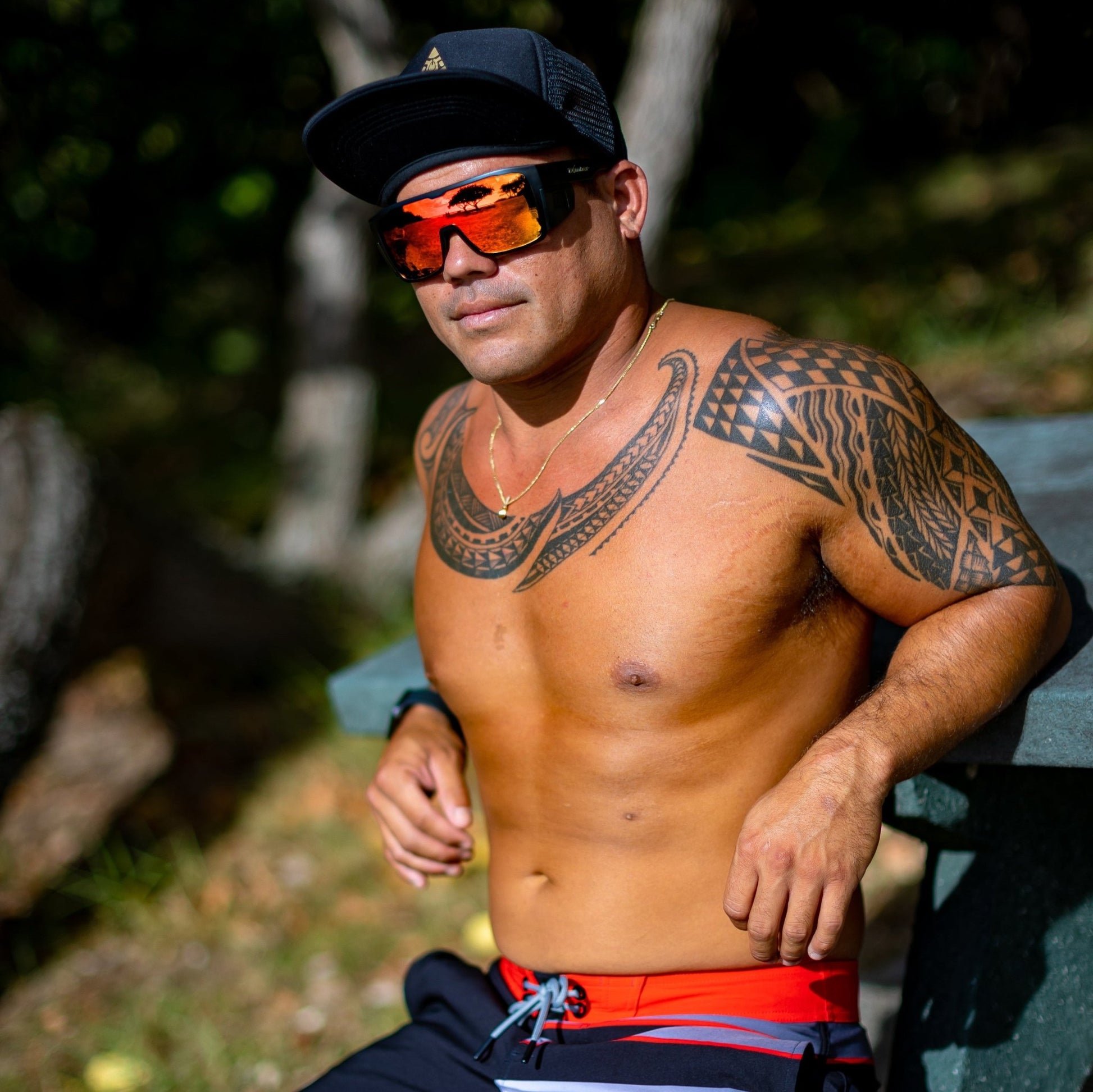 FUZZ Bomb Safety - Red Mirror - Safety Glasses - Bomber Eyewear - FZ103RM