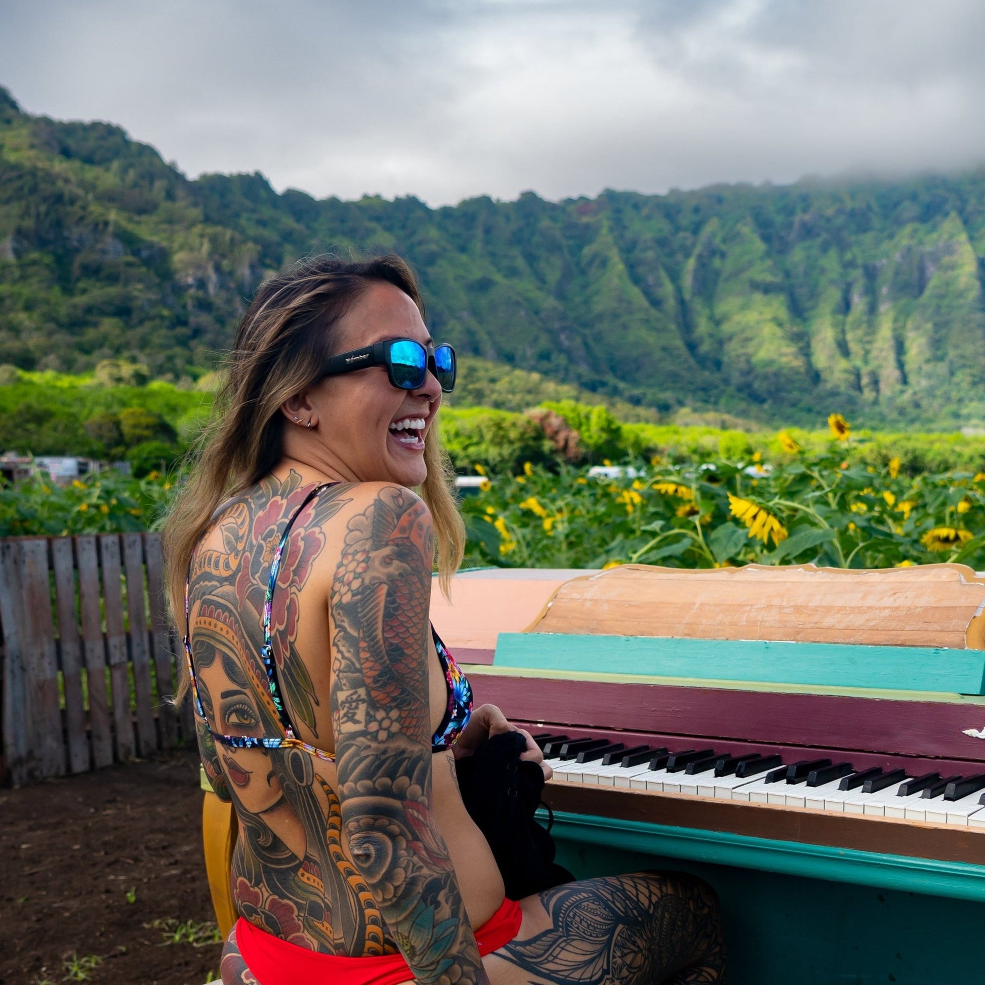 GOMER - Blue Mirror - Sunglasses - Bomber Eyewear - GM101BM