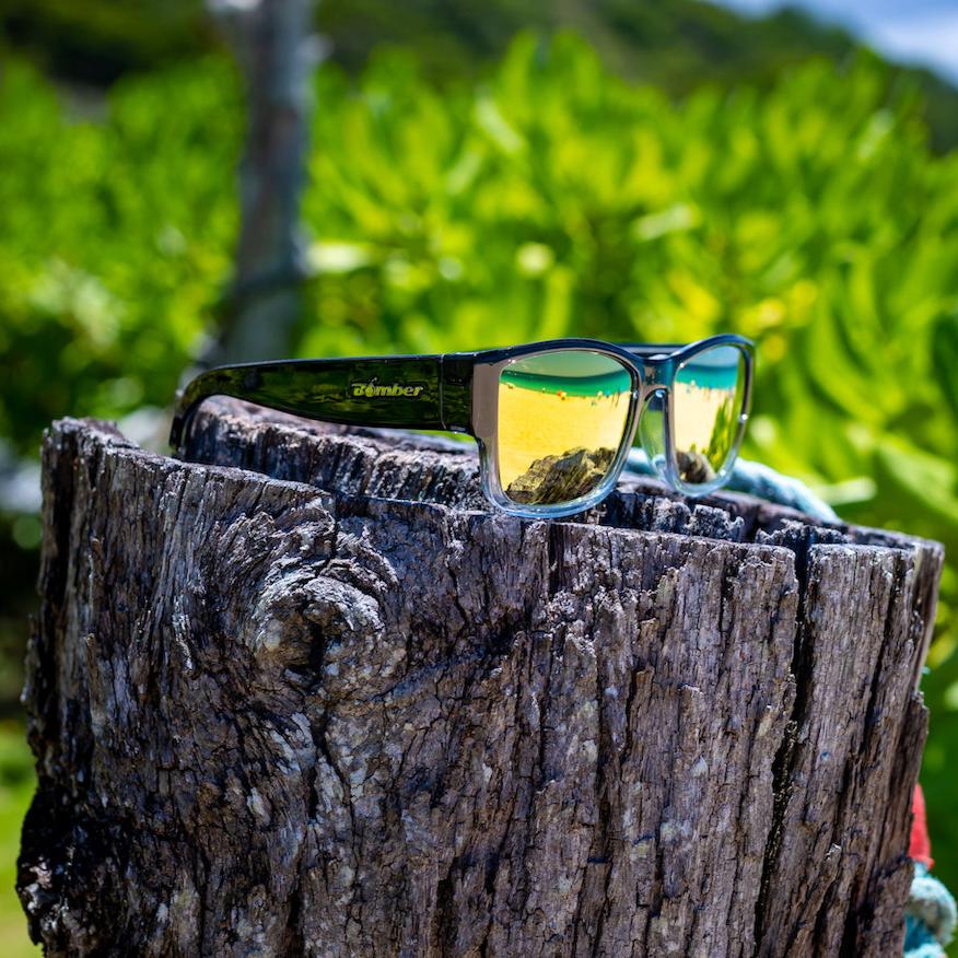 GOMER - Gold Mirror Crystal - Sunglasses - Bomber Eyewear - GM104GLD