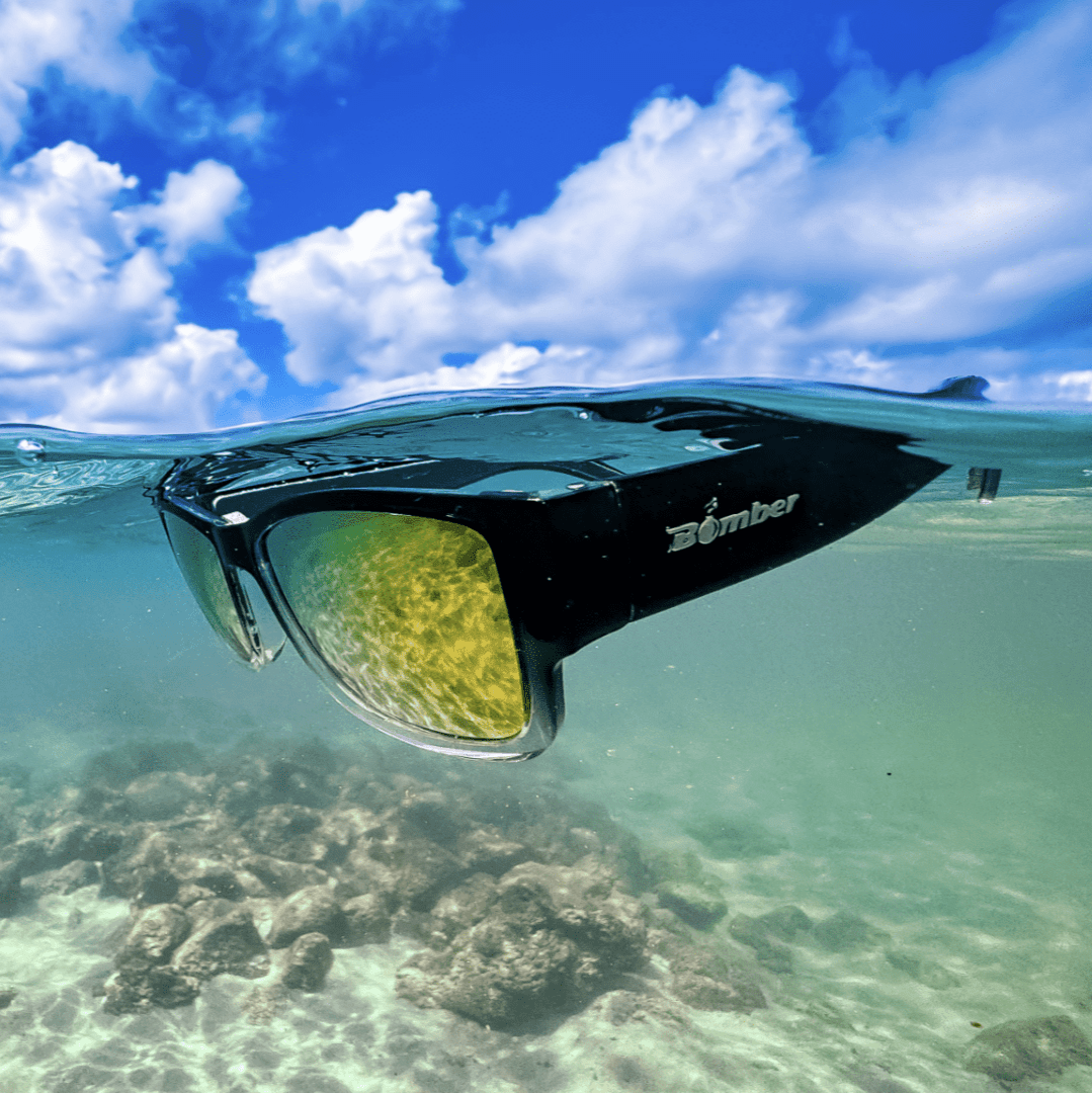 GOMER - Gold Mirror Crystal - Sunglasses - Bomber Eyewear - GM104GLD