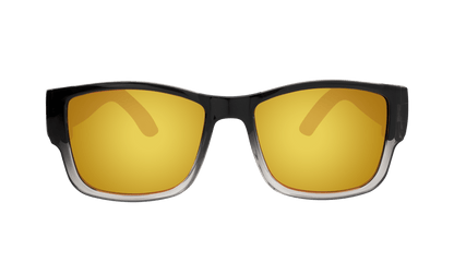 GOMER - Gold Mirror Crystal - Sunglasses - Bomber Eyewear - GM104GLD