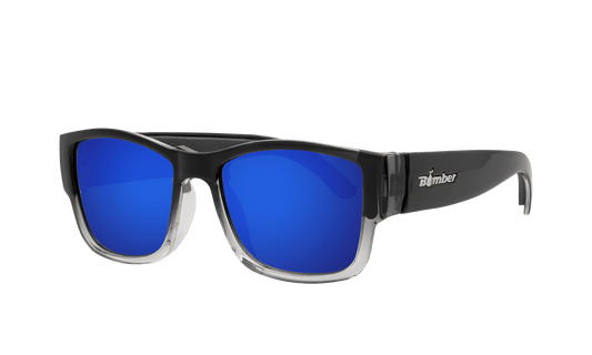 GOMER - Polarized Blue Mirror Crystal - Bomber Eyewear - GM114BMBF