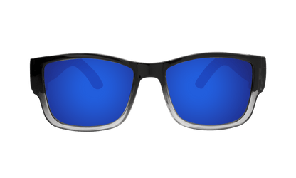 GOMER - Polarized Blue Mirror Crystal - Sunglasses - Bomber Eyewear - GM114BMBF