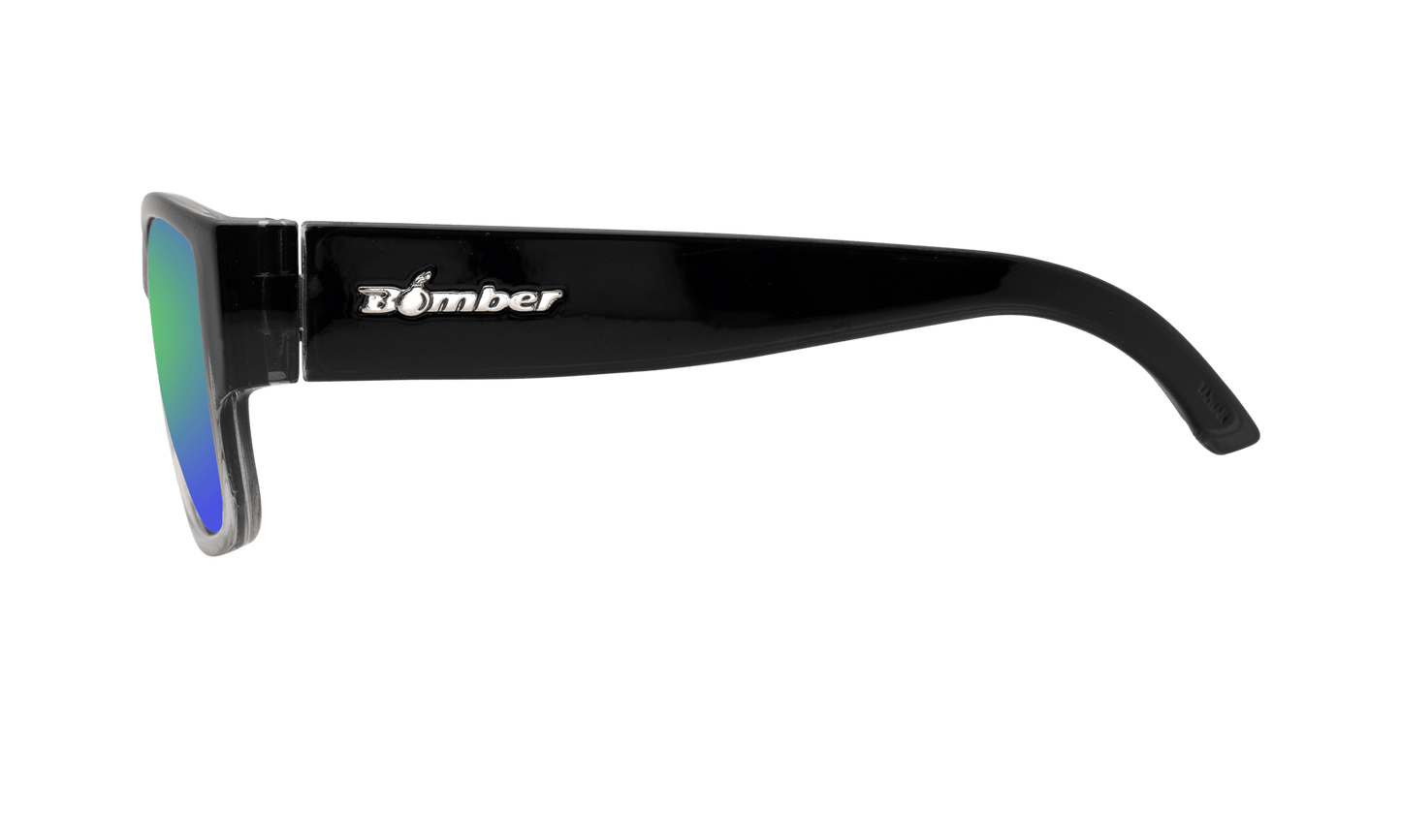 GOMER - Polarized Green Mirror Crystal - Sunglasses - Bomber Eyewear - GM114GM