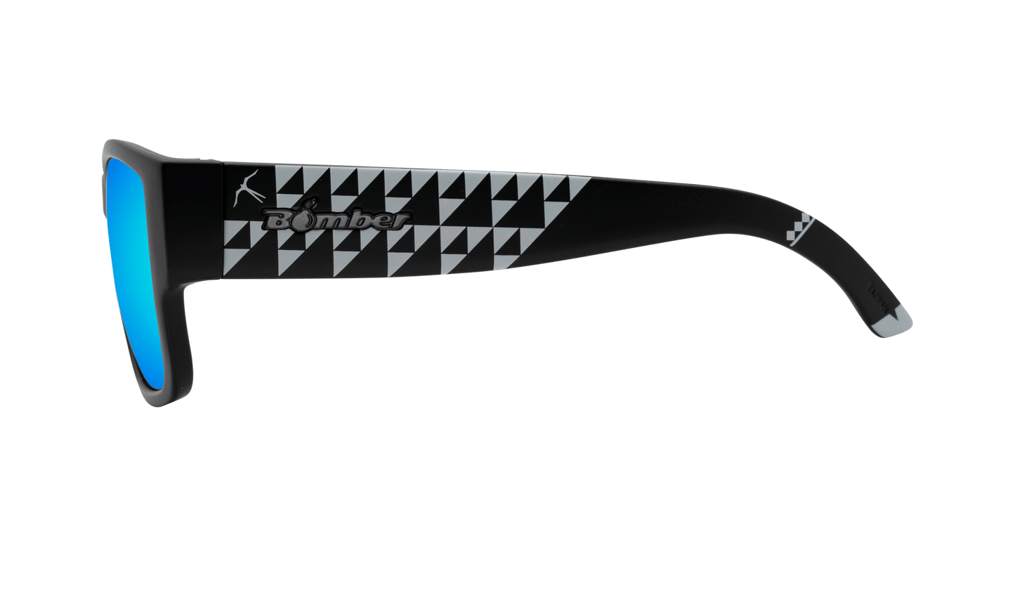 GOMER - Polarized Ice Blue Mirror - Sunglasses - Bomber Eyewear - GM111ICE