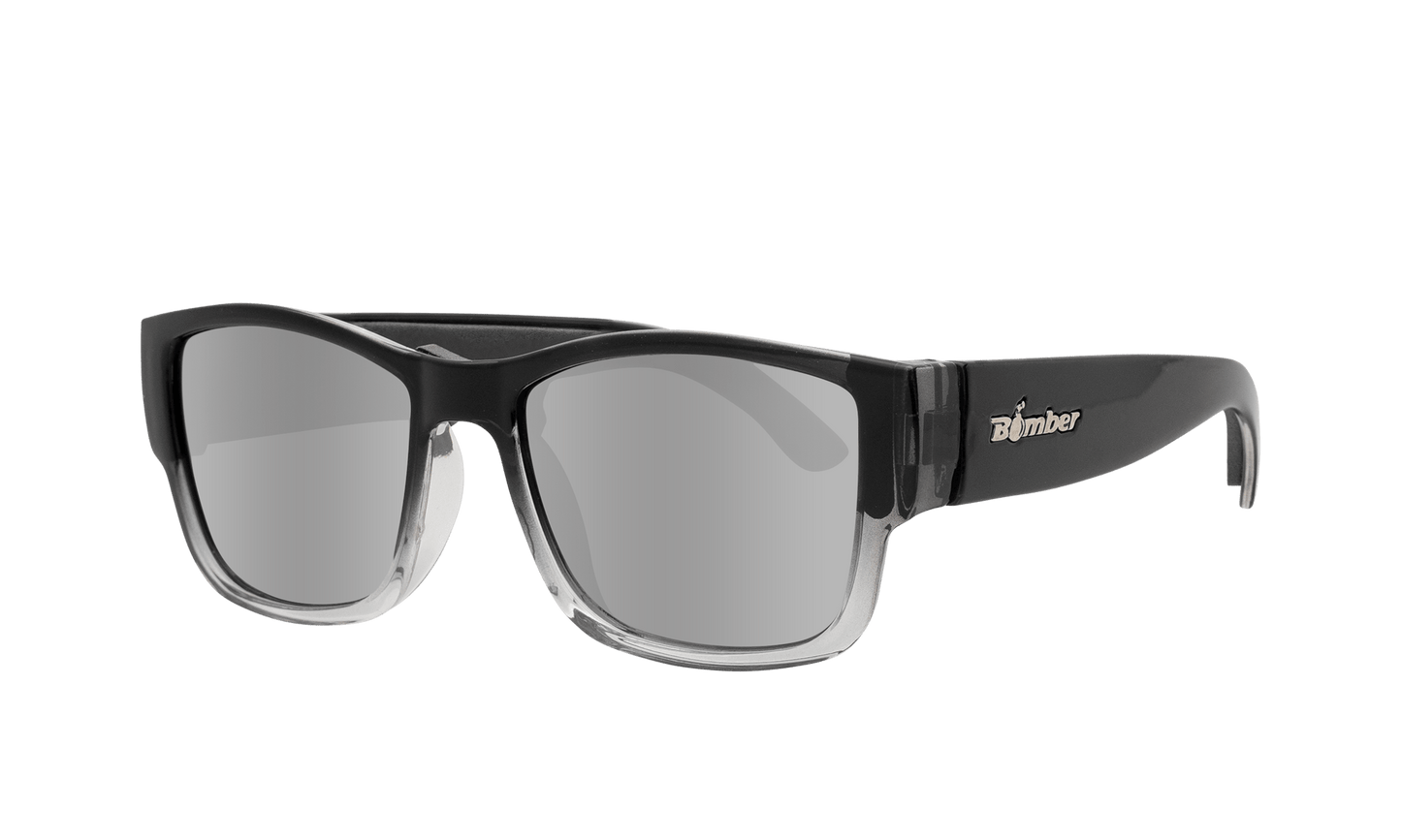 GOMER - Polarized Silver Mirror Crystal - Bomber Eyewear - GM114