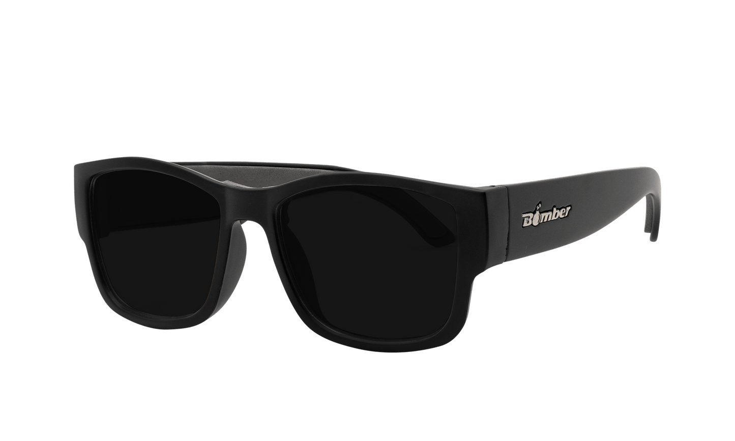 GOMER - Polarized Smoke Black - Sunglasses - Bomber Eyewear - GM111