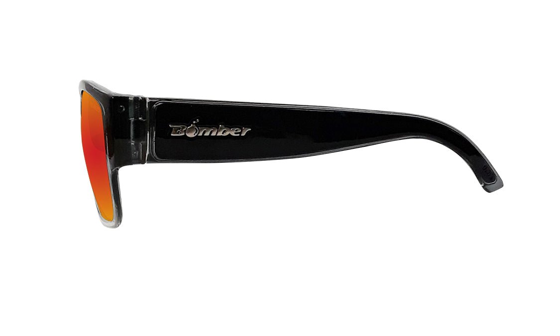 GOMER - Red Mirror Crystal - Sunglasses - Bomber Eyewear - GM104RM