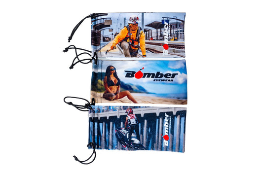 GRAPHIC MIRCOFIBER BAG - Bomber Eyewear - MFB1_WORKER