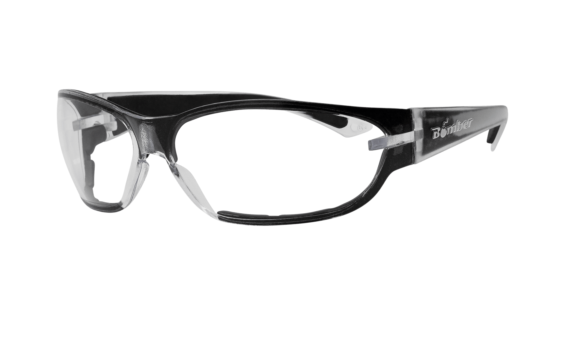 H - Bomb Safety Spoggle Clear - Safety Glasses - Bomber Eyewear - HF101SP